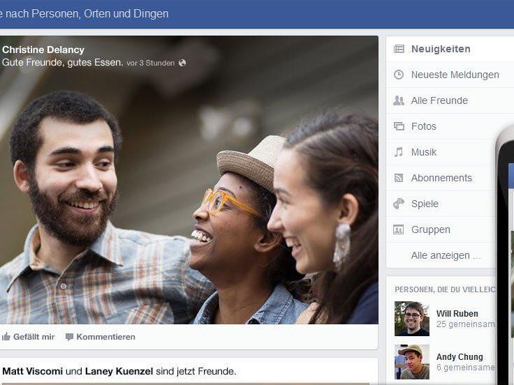 Facebook gestaltet Newsfeed für über eine Milliarde Mitglieder um.