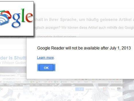 Am ersten Juli gehen nach acht Jahren die Lichter aus: Google stampft den Reader ein.
