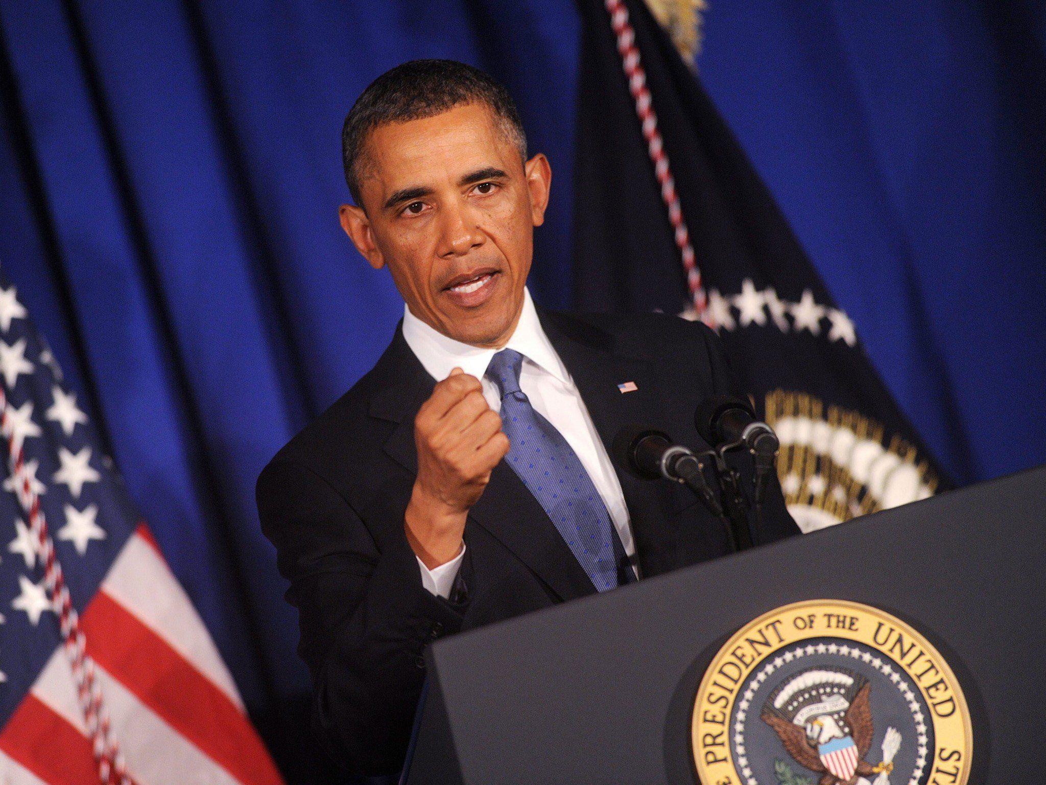 US-Präsident warnt vor "Kriegsrhetorik" bei Hackerangriffen.