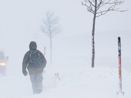 Am Donnerstag kam es in Niederösterreich abschnittsweise zu Schneeverwehungen.