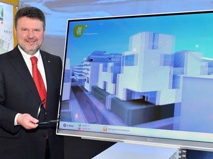 Eine Ausstellung soll zeigen, wie der neue Wiener Stadtteil aussehen wird. Eine Ausstellung soll zeigen, wie der neue Wiener Stadtteil aussehen wird.