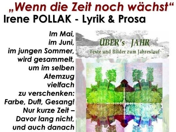 Flyer Irene Pollak 20.5. Flyer Irene Pollak 20.5.