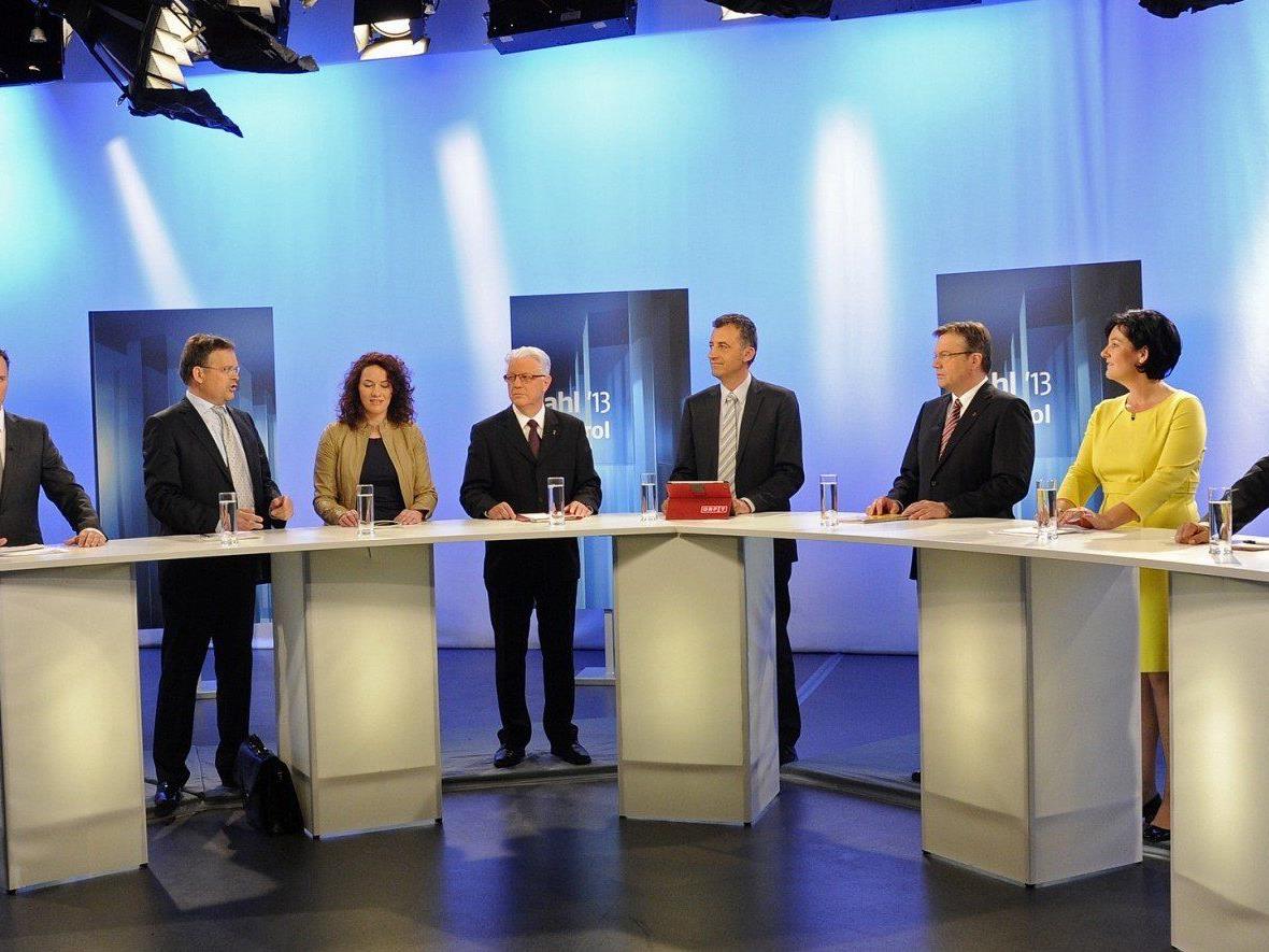 Landtagswahl in Tirol: SPitzenkandidaten durchwegs zufrieden.