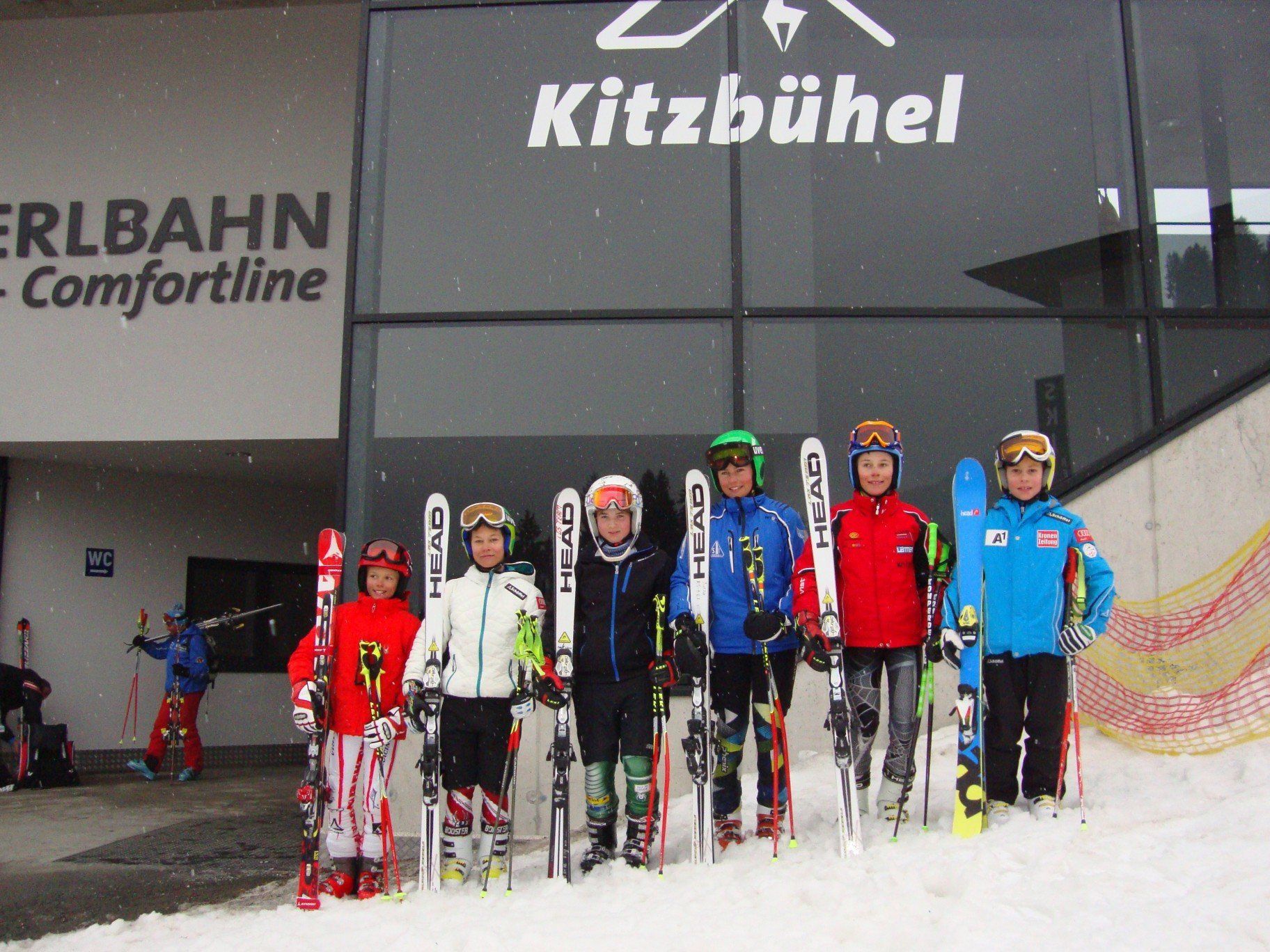 Die sechs Vorarlberger waren in Kitzbühel mit dabei.