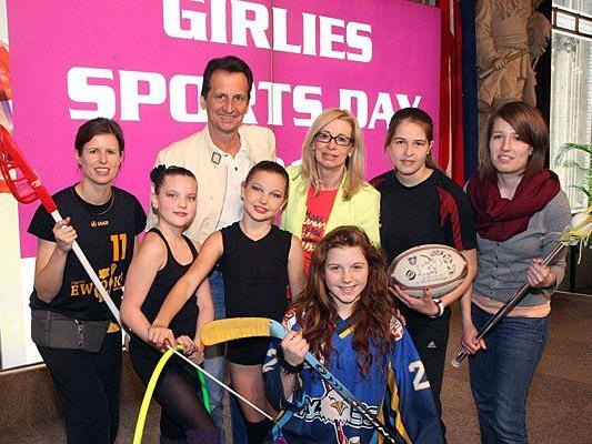 Begeisterte Teilnehmerinnen beim Girlies Sports Day 2013