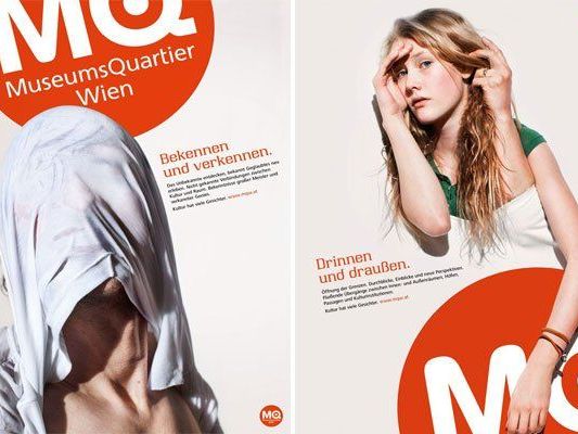 Zwei der neuen Sujets für das Wiener MQ Zwei der neuen Sujets für das Wiener MQ