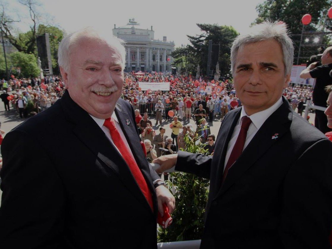 Tag der Arbeit am 1. Mai: Jährlicher Pflichttermin für Bürgermeister Häupl und Bundeskanzler Faymann Tag der Arbeit am 1. Mai: Jährlicher Pflichttermin für Bürgermeister Häupl und Bundeskanzler Faymann