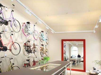 In der Karlsgasse gibt es jetzt einen Shop für Hollandräder.