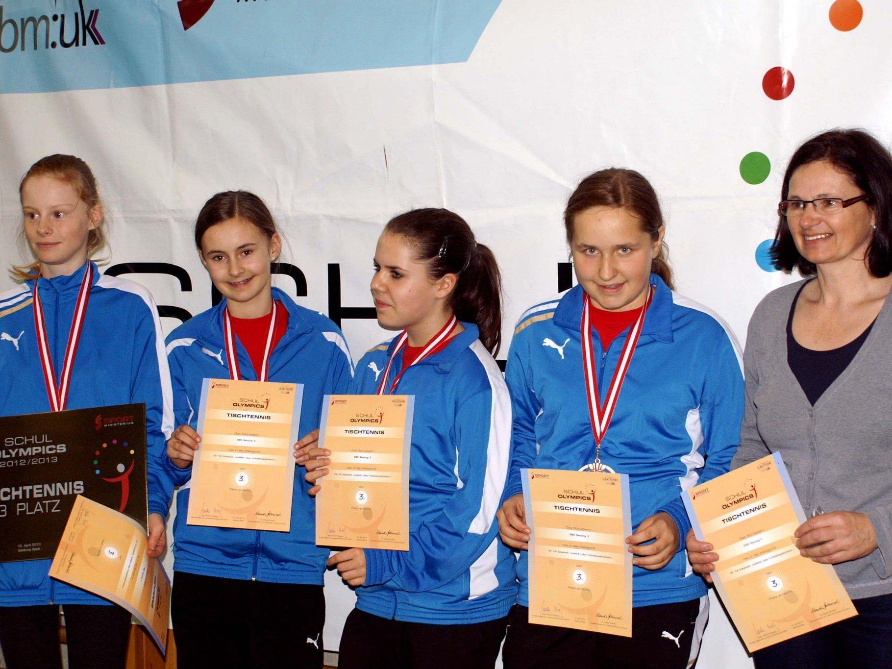 Salzburg war eine Reise wert für die Tischtennis-Teams der SMS Nenzing.