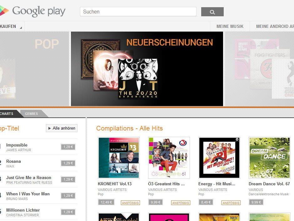 Google Play Music ist ab sofort auch in Österreich verfügbar.