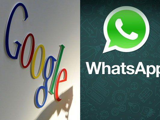 Gerüchte: Google plant WhatsApp-Übernahme.