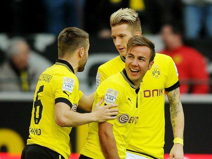 Noch trägt Götze das Dortmunder Trikot Noch trägt Götze das Dortmunder Trikot