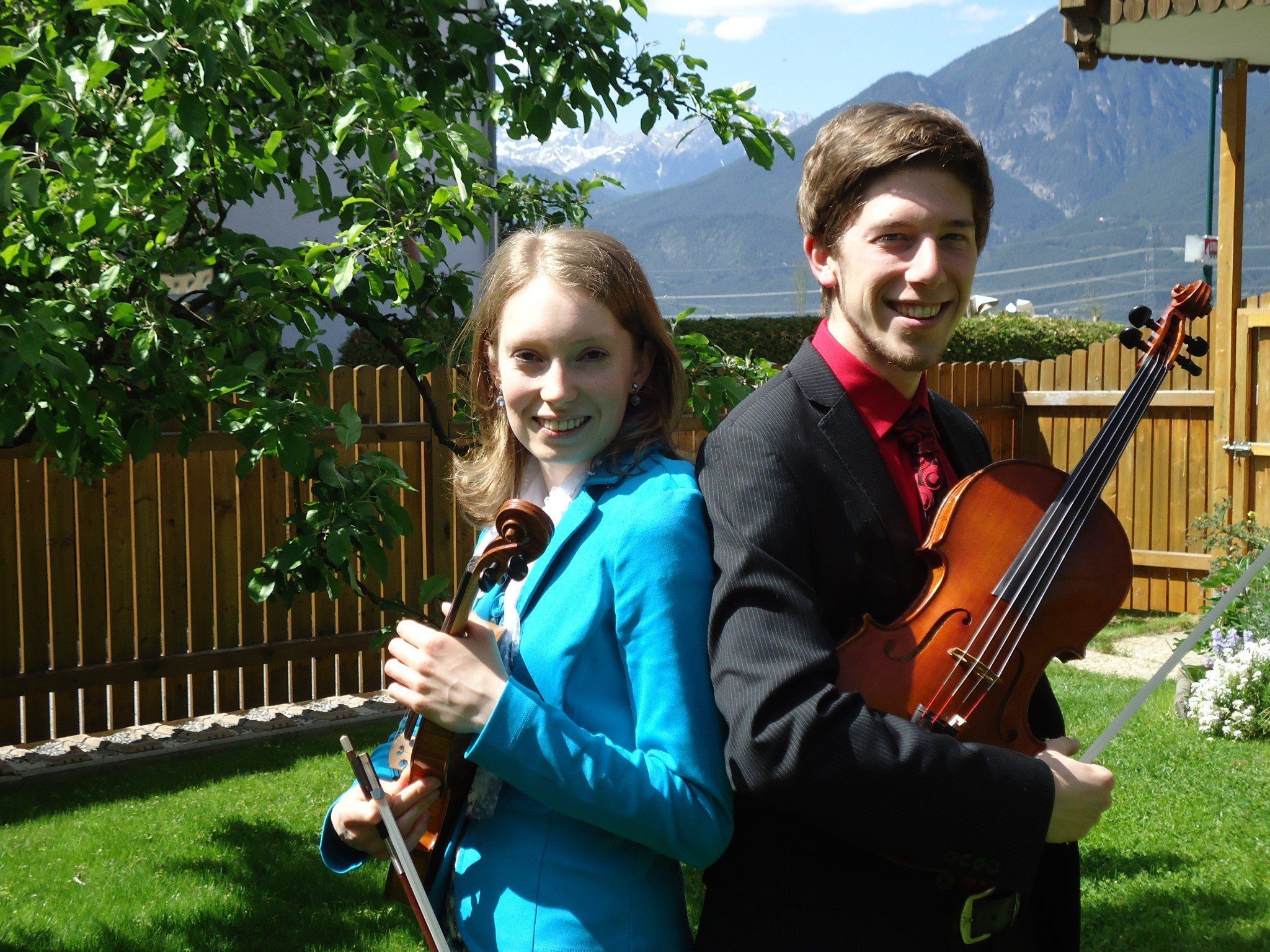 Verena Zeisler und Lukas Breuss beim Kammerkonzert in Rankweil. Verena Zeisler und Lukas Breuss beim Kammerkonzert in Rankweil.