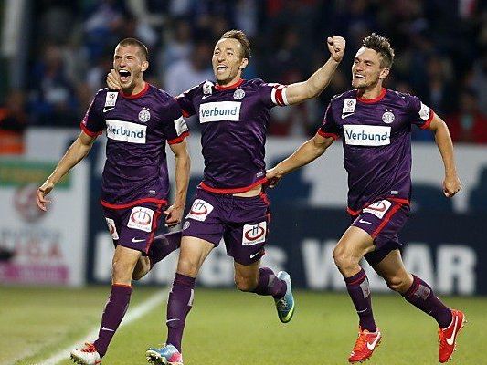 Jubel bei der Wiener Austria Jubel bei der Wiener Austria