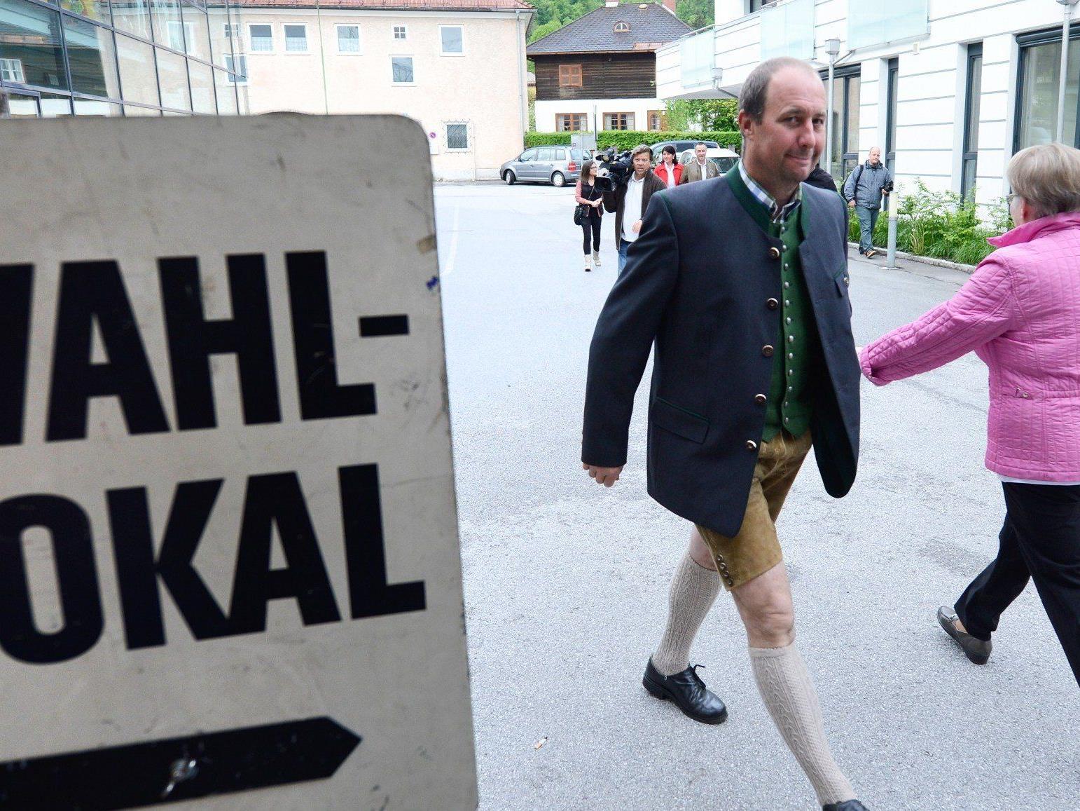 Der erste TRend der ARGE Wahlen zeugt die ÖVP bei der Landtagswahl in Salzburg auf Platz 1.