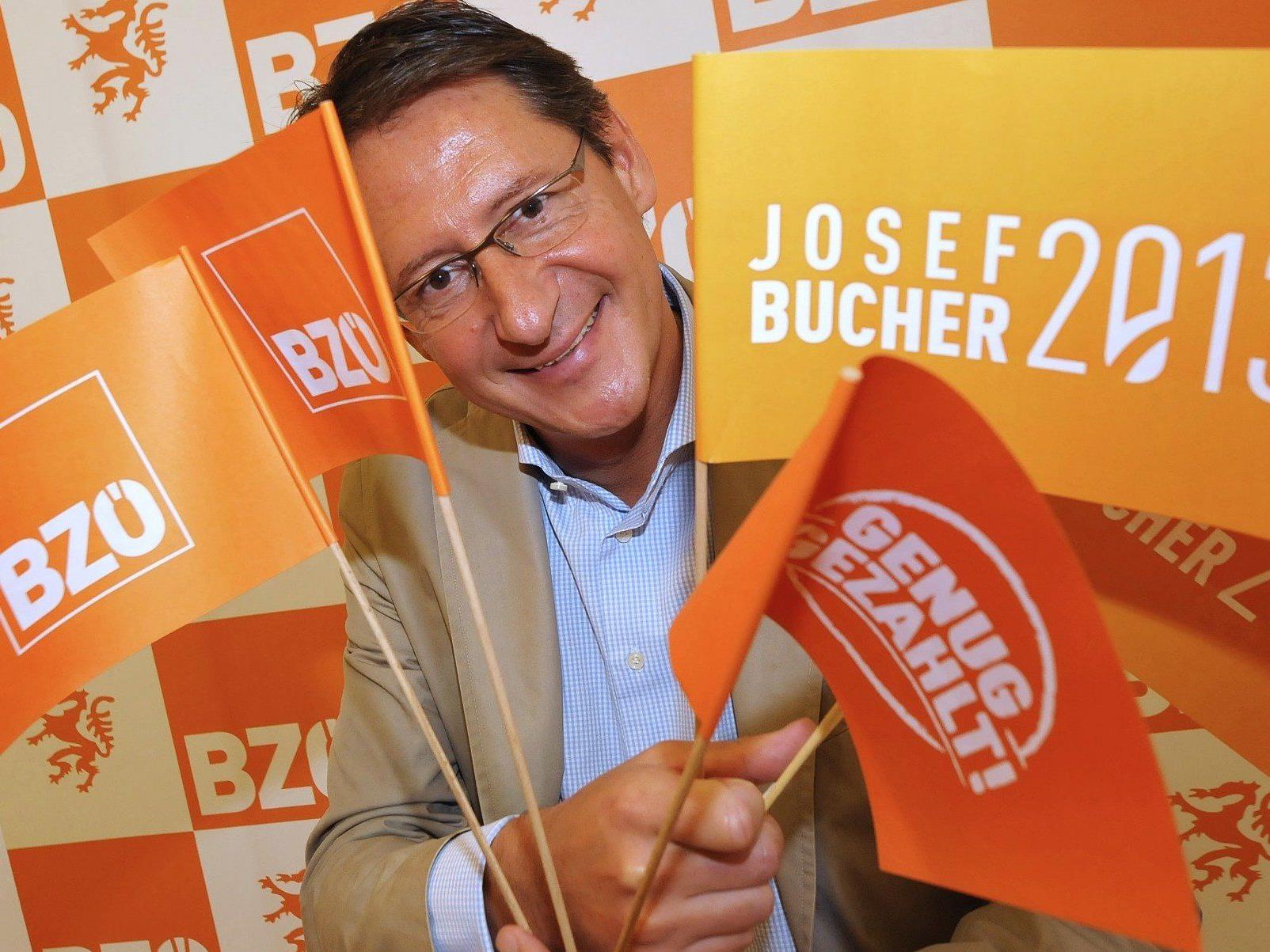 BZÖ-Obmann Josef Bucher geht vor der Nationalratswahl 2013 auf Tour.