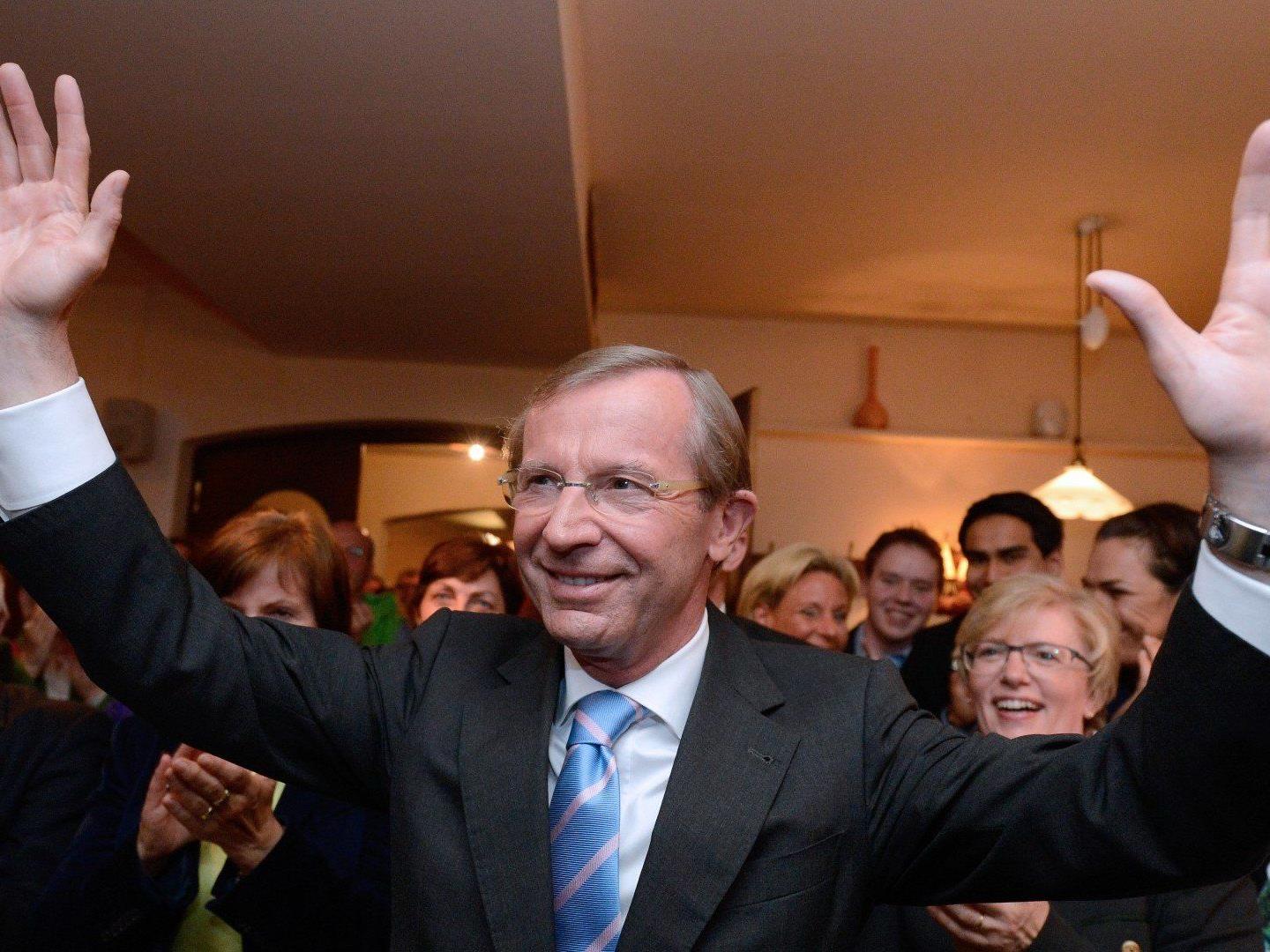 Die ÖVP steht auf Platz 1 der Landtagswahl in Salzburg 2013.