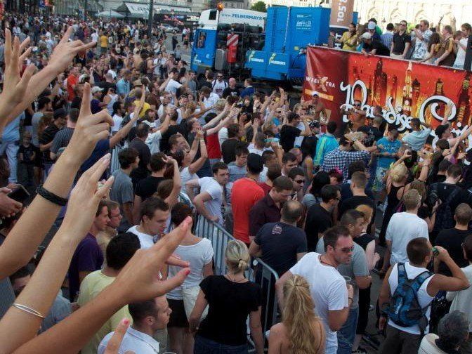 Partystimmung beim Vienna Summer Break Partystimmung beim Vienna Summer Break