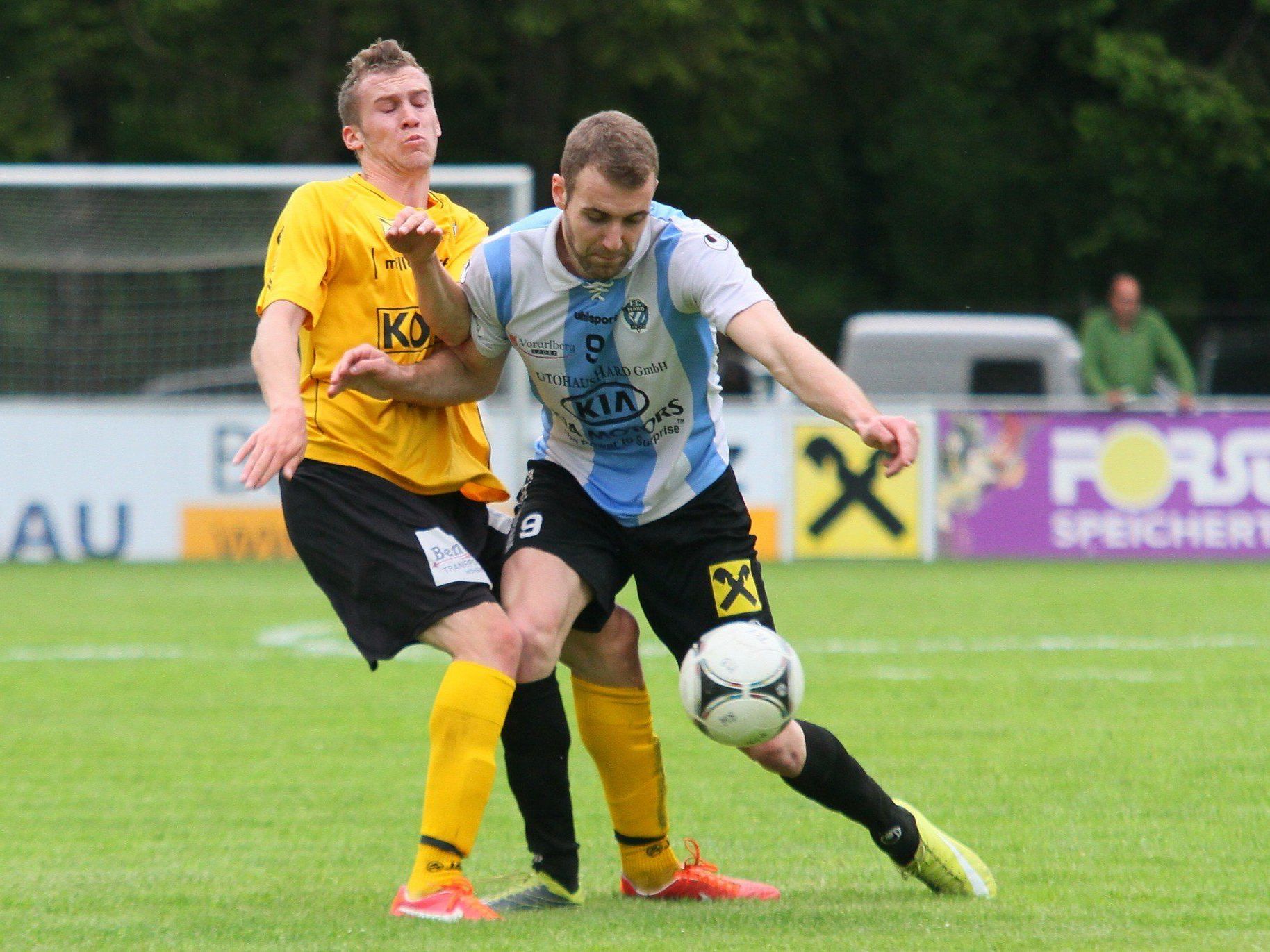Hard-Torjäger Aleksandar Umjenovic spielt ab der neuen Saison für den FC Wolfurt. Hard-Torjäger Aleksandar Umjenovic spielt ab der neuen Saison für den FC Wolfurt.