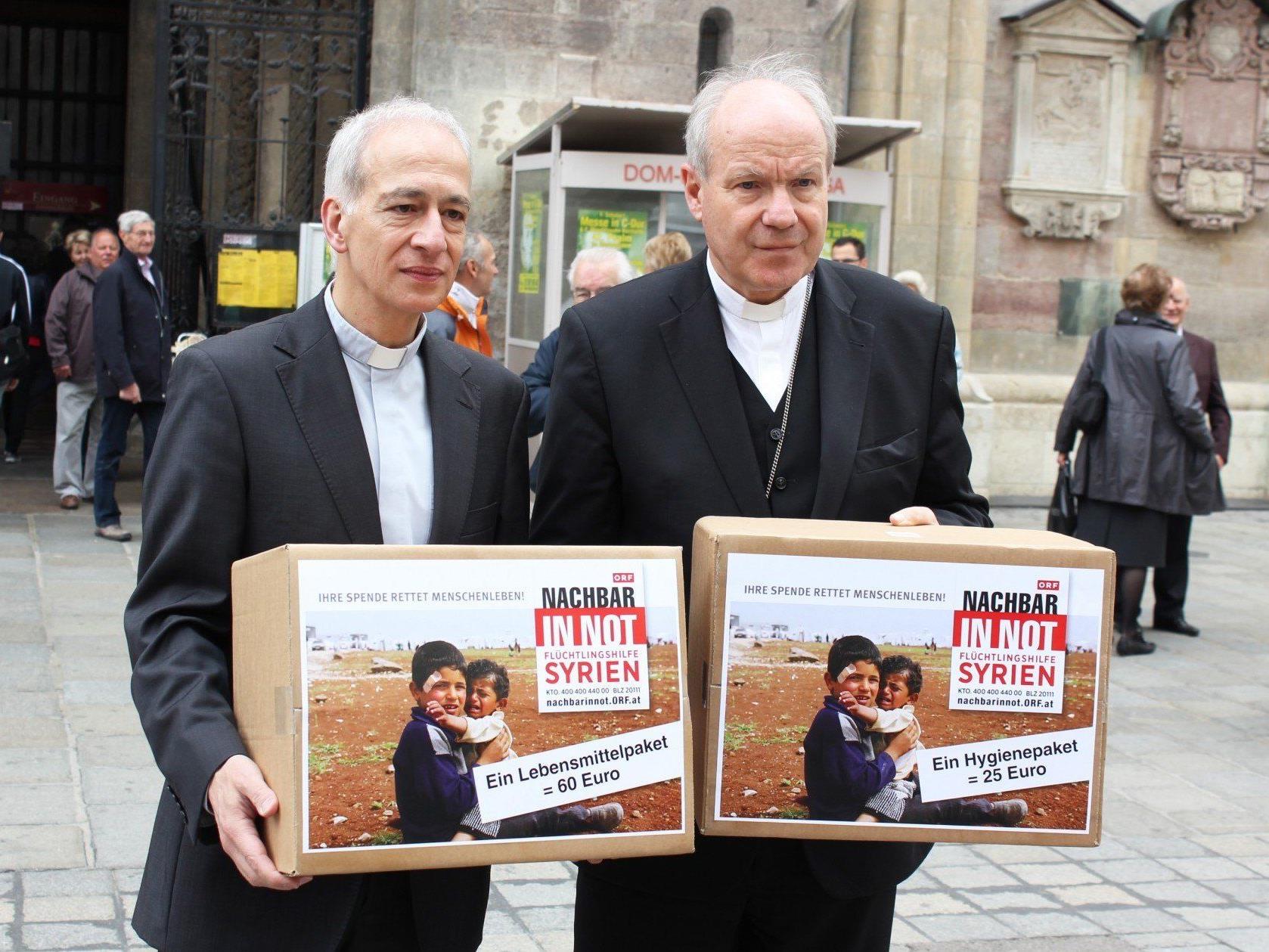 Kardinal Schönborn appelliert an alle: Syrien braucht Hilfe.