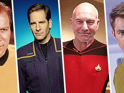 Die vier Captains der Enterprise. Kirk, Archer, Picard, Kirk (v.l.n.r.) - Wer ist der Beste? Die vier Captains der Enterprise. Kirk, Archer, Picard, Kirk (v.l.n.r.) - Wer ist der Beste?