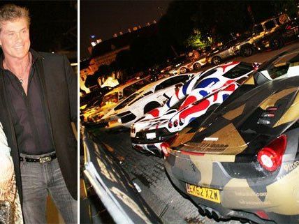 Bei Gumball 3000 in Wien ist auch David Hasselhoff mit von der Partie. Bei Gumball 3000 in Wien ist auch David Hasselhoff mit von der Partie.