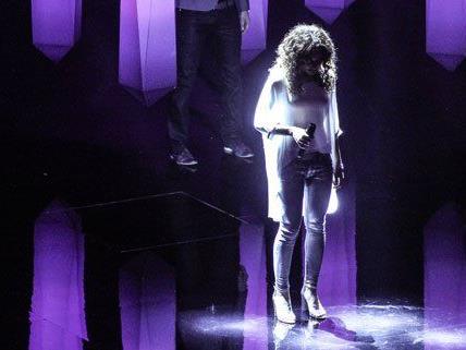 Natália Kelly (hier bei der Generalprobe) hat beim Halbfinale des Eurovision Song Contest die Startnummer 1.