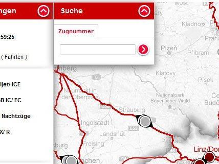 Ab sofort kann man online in Echtzeit die Daten zu Zügen in Österreich abrufen.