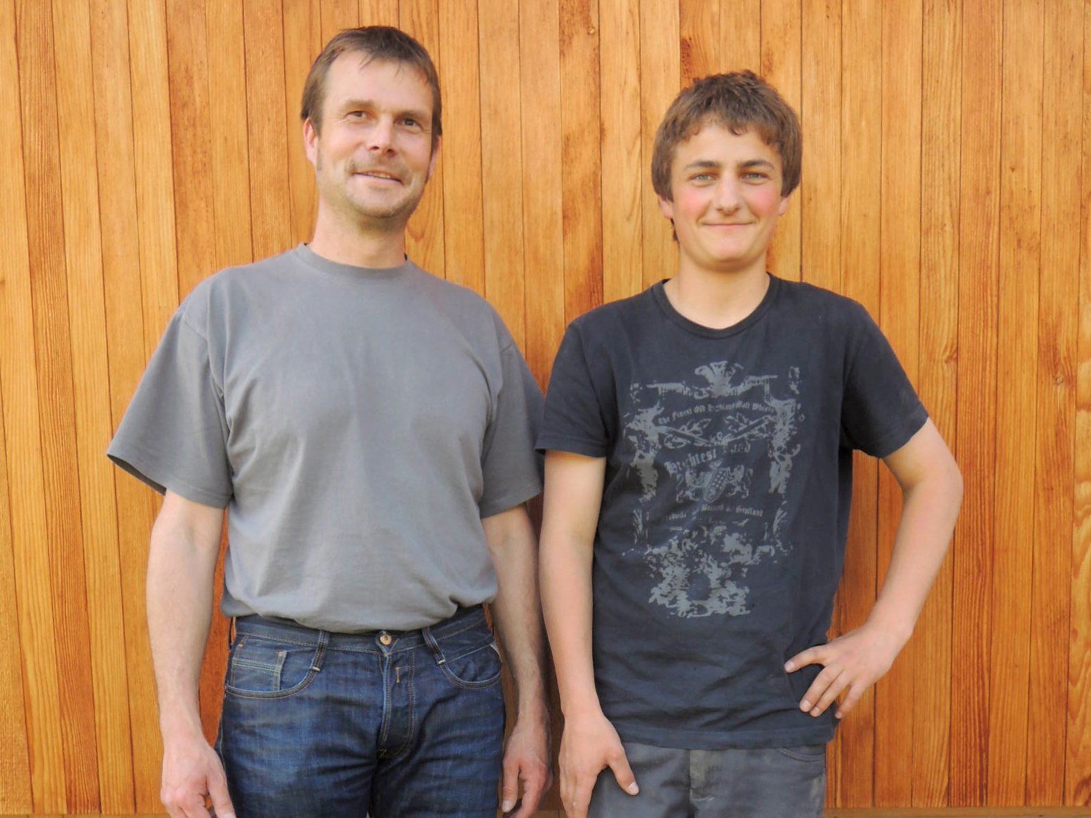 Gerhard Sutter mit Christoph Müller, dem besten Zimmerer Lehrling Vorarlbergs. Gerhard Sutter mit Christoph Müller, dem besten Zimmerer Lehrling Vorarlbergs.