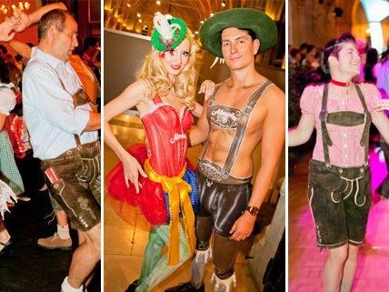 Zünftig geht es zu am Wiener Trachtenpärchenball. Zünftig geht es zu am Wiener Trachtenpärchenball.