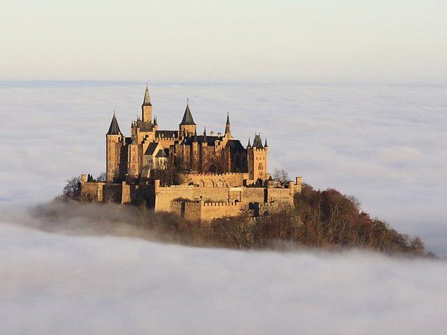 Burg Hohenzollern in Baden-Württemberg, Deutschland.