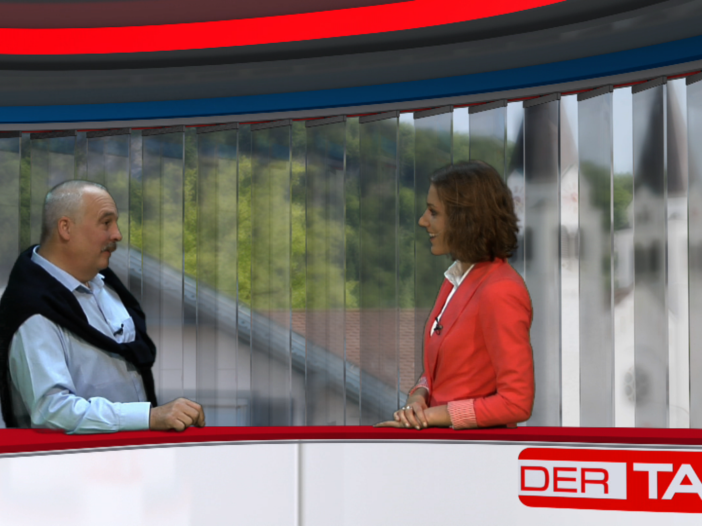 Gerhard Moosbrugger im Gespräch mit LTV Moderatorin Bianca Oberscheider