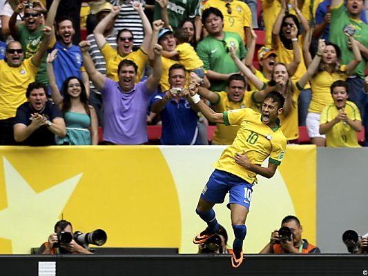Neymar erzielte das Führungstor Neymar erzielte das Führungstor