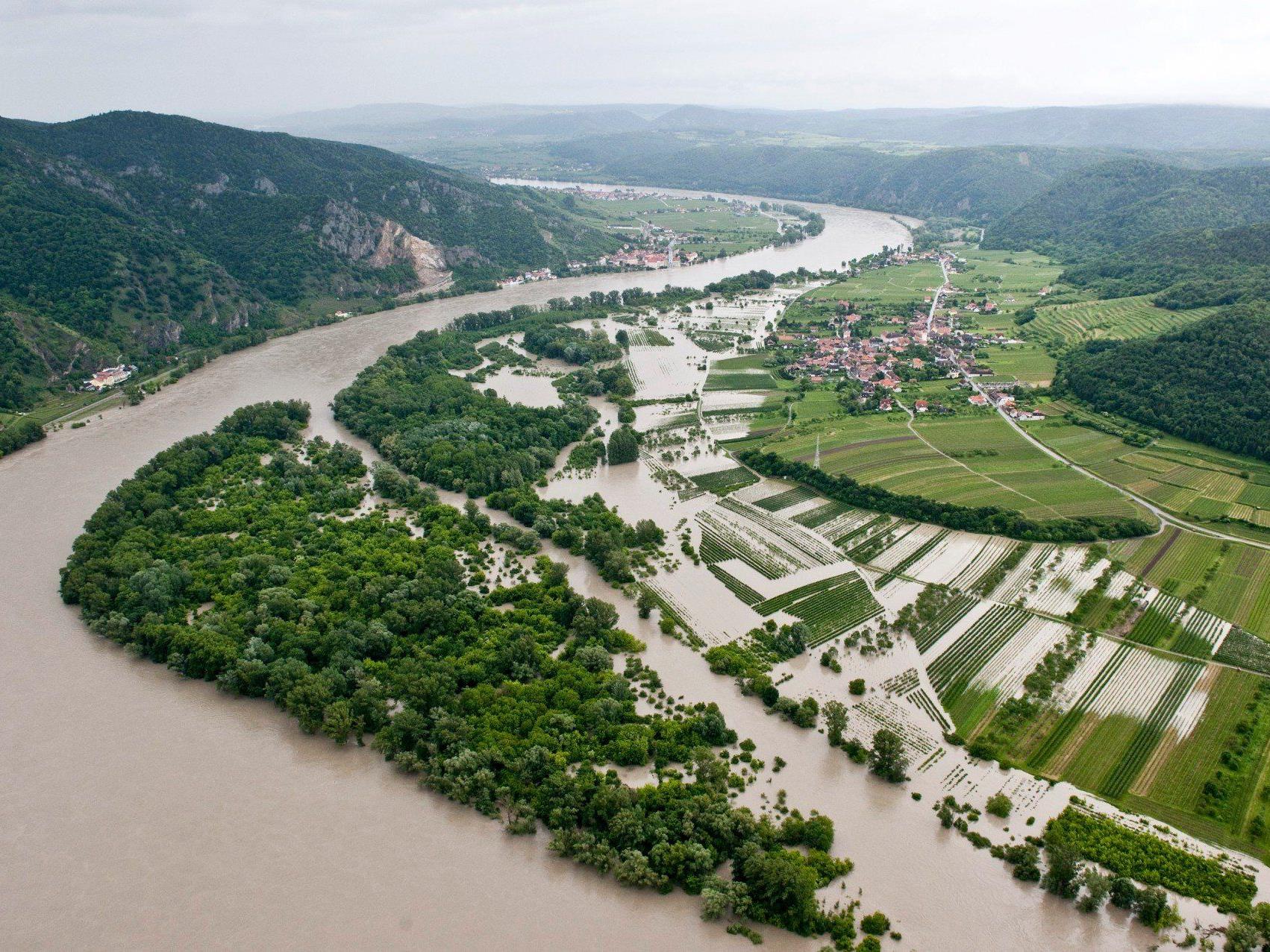 Hochwasser: Pegel der Donau steigt in NÖ und Wien noch