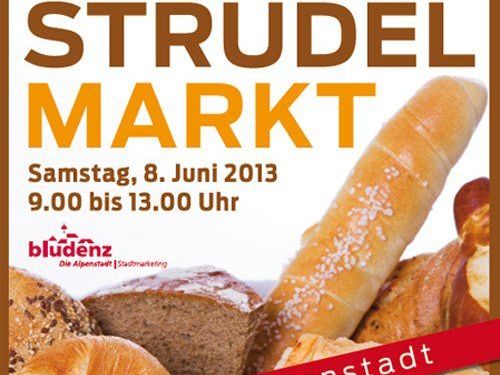 Am Samstag, 8. Juni, findet in Bludenz der erste „Brot- und Strudelmarkt“ statt. Am Samstag, 8. Juni, findet in Bludenz der erste „Brot- und Strudelmarkt“ statt.
