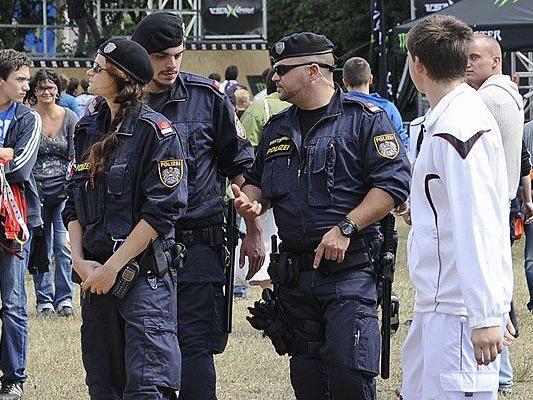 Beim Donauinselfest ist die Polizei alljährlich im Großeinsatz
