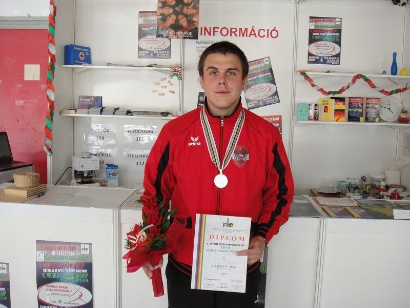 Neo-Vizeweltmeister Mario Gruber. Neo-Vizeweltmeister Mario Gruber.