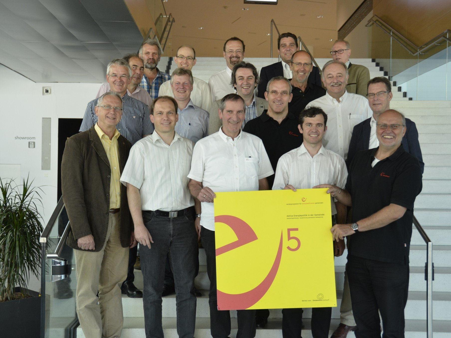 Die e5-Bürgermeister stehen zusammen für die Energieautonomie Vorarlberg 2050