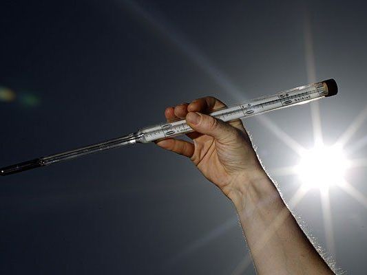 Die Hitzewelle lässt das Thermometer in Wien immer weiter steigen Die Hitzewelle lässt das Thermometer in Wien immer weiter steigen
