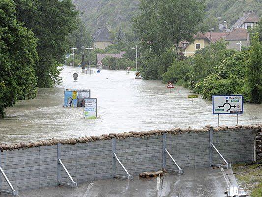 Das Hochwasser 2013 hatte weite Teile Österreichs fest im Griff - etwa Krems-Stein