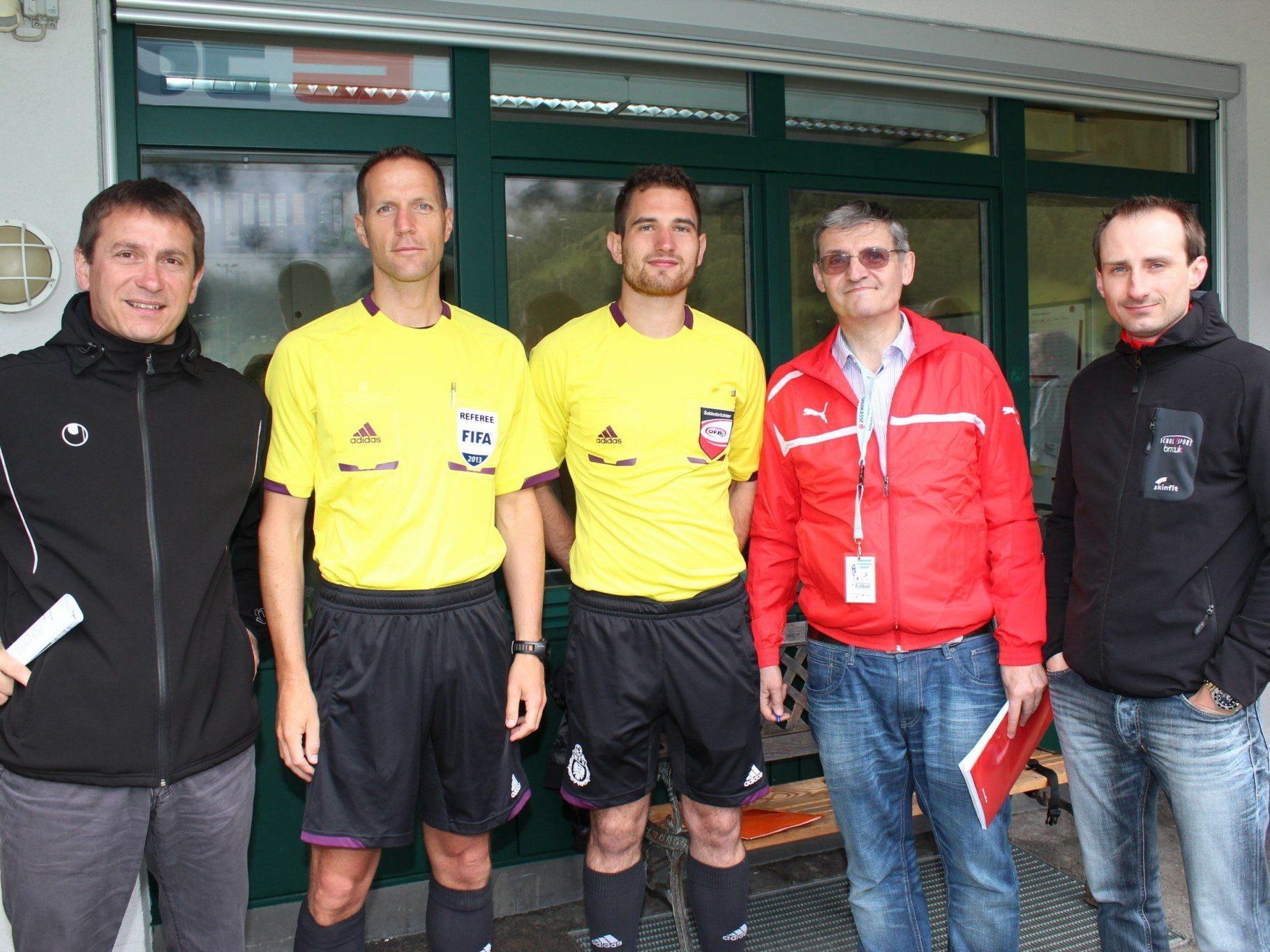 Andreas Kopf, Robert Schörgenhofer, Josef Spurny, OK-Chef Herbert Kolm und Philipp Öhlzand. Andreas Kopf, Robert Schörgenhofer, Josef Spurny, OK-Chef Herbert Kolm und Philipp Öhlzand.