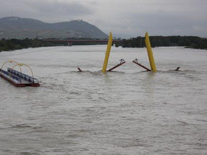 Hochwasser erreicht nun Wien - Pegel der Donau steigt noch an