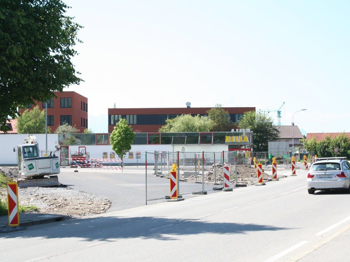 Die Behinderungen auf Grund des Kreisverkehr-Neubaus an der L87 halten sich in Grenzen.