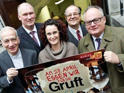 Wiener Lokale spenden ihre Einnahmen für die Gruft. Wiener Lokale spenden ihre Einnahmen für die Gruft.