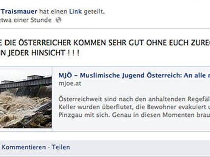 Auf Facebook erlaubte sich die FPÖ Traismauer den Fauxpas.