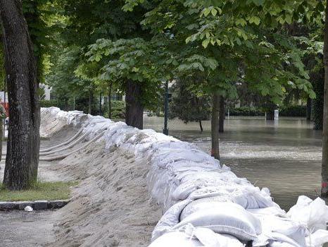 In Niederösterreich ist der Pegel der Donau bereits wieder gesunken.