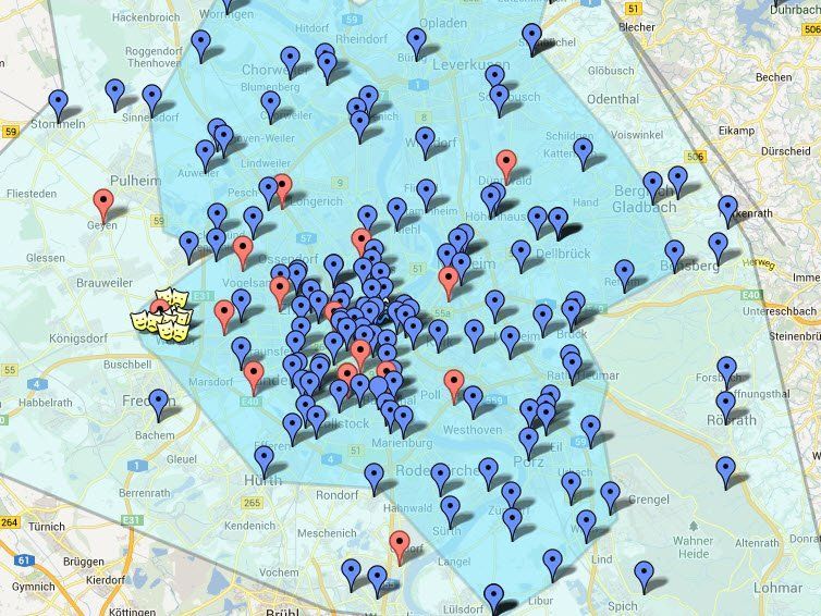 Die "Stinkekarte" auf Google Maps Die "Stinkekarte" auf Google Maps
