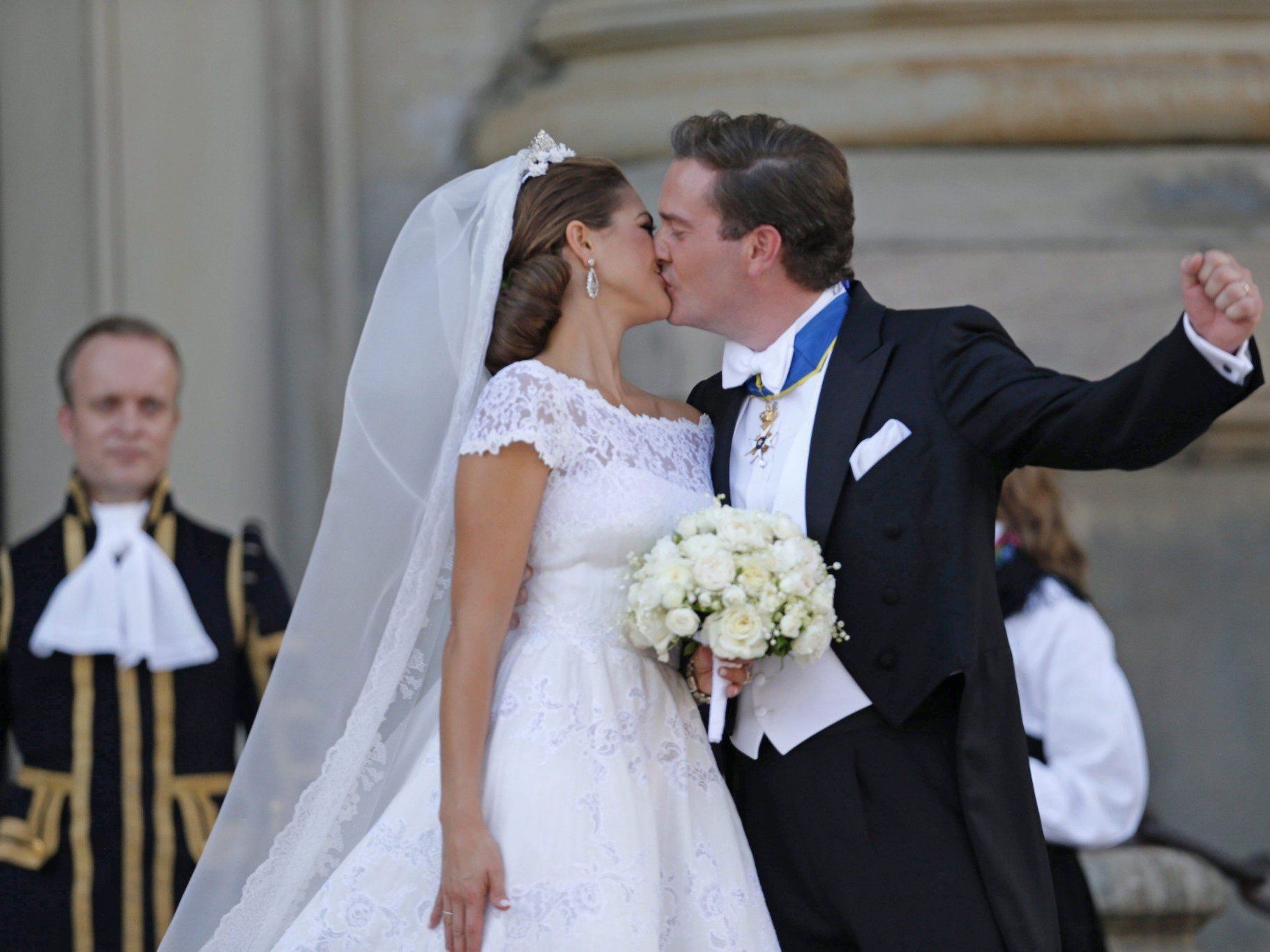 Der Moment, auf den es bei königlichen Hochzeiten offenbar ankommt. Der Moment, auf den es bei königlichen Hochzeiten offenbar ankommt.