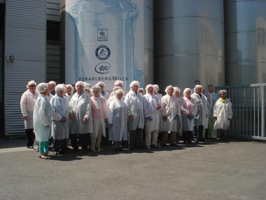 Ludescher Pensionisten auf Besichtigungstour. Ludescher Pensionisten auf Besichtigungstour.