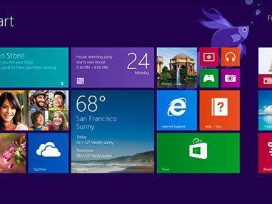 "8.1 ist ein veredeltes Windows 8" - auffälligste Neuerung: die Rückkehr des Start-Buttons.